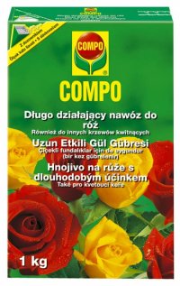 COMPO FERTILIZATOR GRANULE PENTRU TRANDAFIRI 1 KG - COMPO FERTILIZATOR GRANULE PENTRU TRANDAFIRI 1 KG